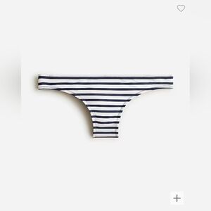NWT J. Crew Hipster full-coverage bikini bottom in stripe, size S